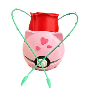 Valentines Day Bulbasaur - Inspired 3D Printed Poke Ball Collectible