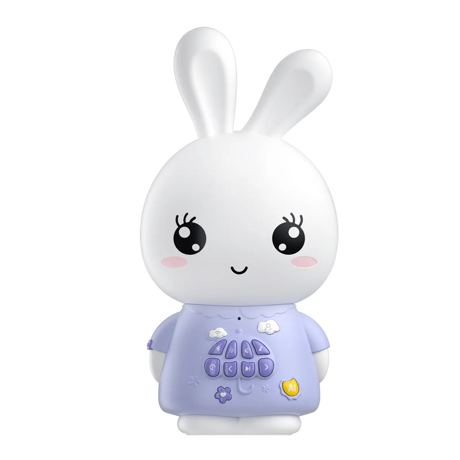 Alilo AI Toys for Kids, ChatGPT Smart Companion with Real-Time Voice, 4 Agents & 91 Languages, Preloaded 48 Bunny English/50 Stories/66 Music/28 Lullabies/34 Classical Tunes, Bluetooth Speaker