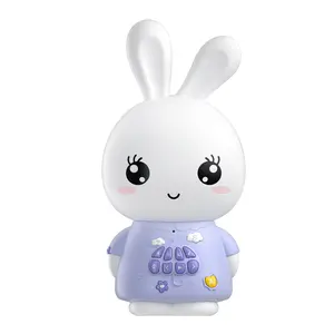 Alilo AI Toys for Kids, ChatGPT Smart Companion with Real-Time Voice, 4 Agents & 91 Languages, Preloaded 48 Bunny English/50 Stories/66 Music/28 Lullabies/34 Classical Tunes, Bluetooth Speaker