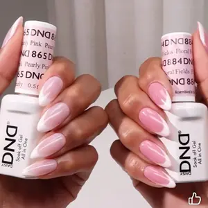 DND 884 Floral Fields Gel and Lacquer Duo nail care nail art sheer color