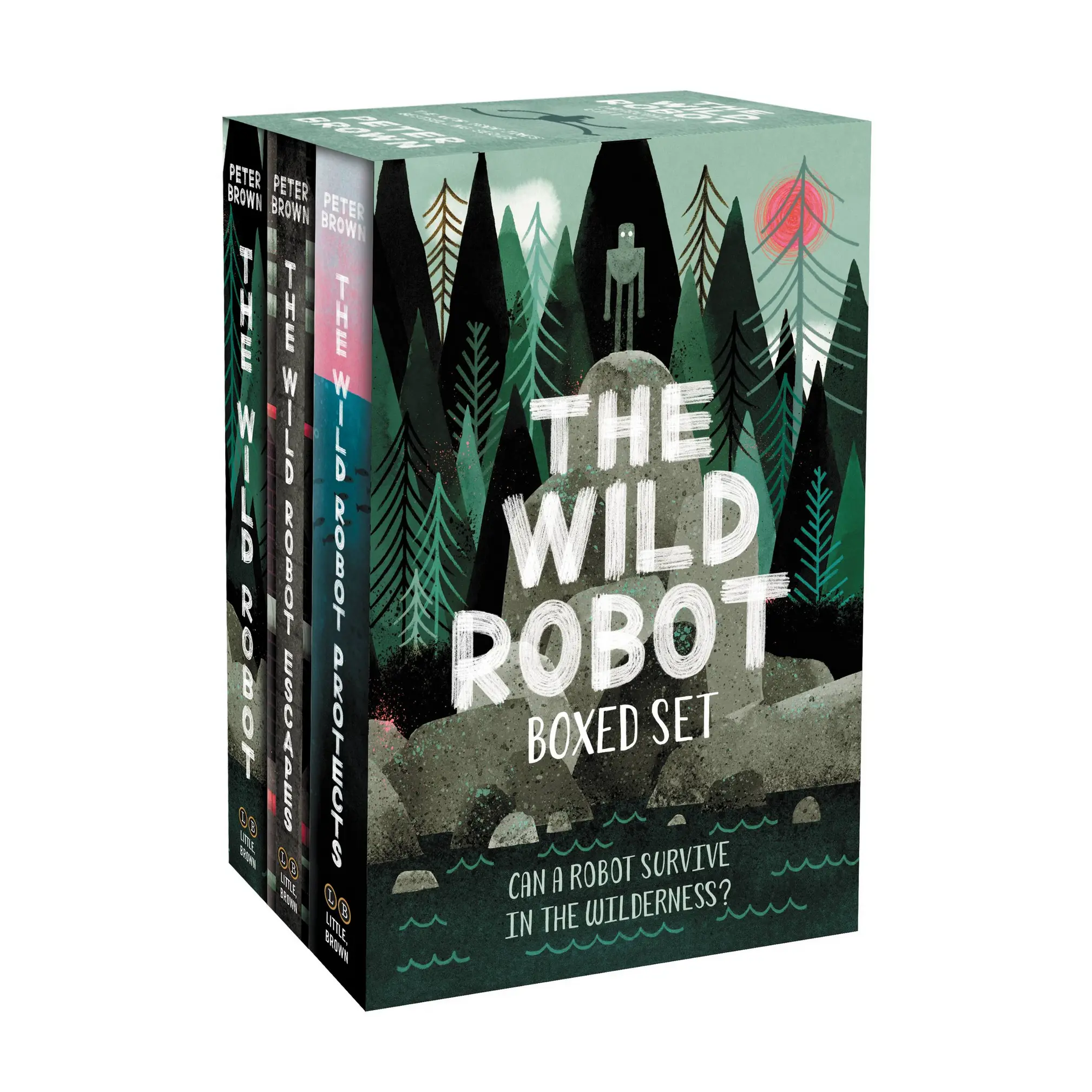 The Wild Robot Boxed Set by Peter Brown [Hardcover Book]