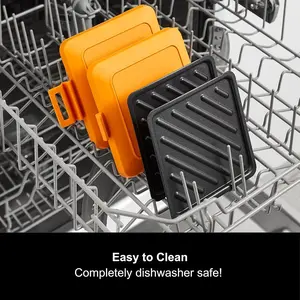 Micro Microwave Toaster Sandwich Maker and Grill, Silicone Microwaveable Cookware, Non-stick Coating, Heatwave Technology