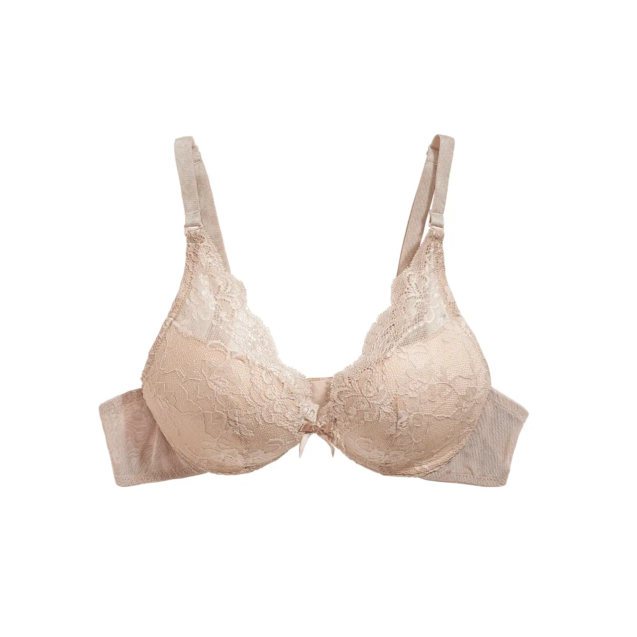 Lucia Lace Plunge Push-Up Bra for Petite Busts | Seamless Convertible Design with Light Underwire Support, Hand Wash, Elegant, Fabric, Elastane, Hook Closure, 28/A, Modest, Adjustable, Straps, Lacy, Feminine Aesthetic, Lace Styles