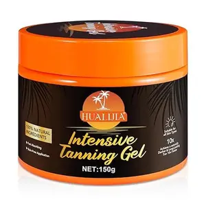 Golden Intensive Tanning Gel, Tanning Oil with Natural & Organic Ingredients, Tanning Lotion Outdoor, Achieve a naturally Darker and Long-Lasting Tan-5.29oz