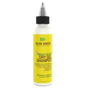 Taliah Waajid Protective Styles Refresh & So Clean Bamboo, Avocado, & Peppermint Dry Gel Shampoo