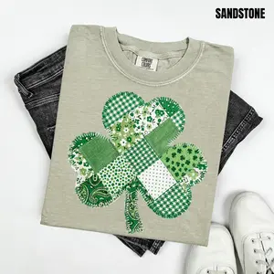 Shamrock Patchwork Comfort Colors t-Shirt 'NLB'