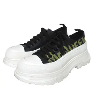 Pre-owned Alexander McQueen Rubber Small Leather Goods Tread Slick Platform Sneakers