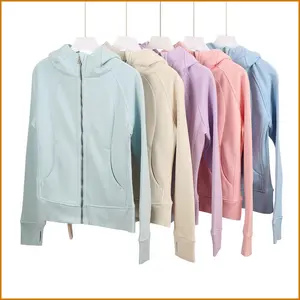 H Solara Outdoors Women's Cozy Cotton Slim-Fit Full-Zip Hoodie - Casual Essential For Daily Wear & Relaxed Outings, Soft Breathable Fabric, Slim Fit Design, Functional Pockets, Versatile for Any Casual Moment