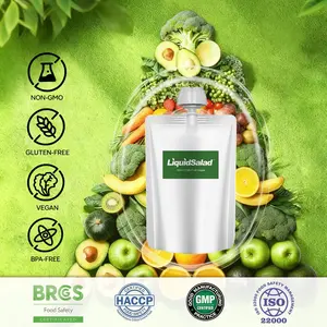 Supermodels Style!! Liquid Salad 16 Fruits & Vegetables Juice Superfood Smoothie Pouches Assorted Ready-to-IEat Salad with dietary fiber & Prebiotic Wholesome Vegan Snack 7 Pouches #tiktokshopstockup#mothersdaygift