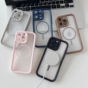 iPhone 17 Pro Max/16/15 Magnetic Case, 2-in-1 Eye Cooling Design, Frosted Matte & Ice Fog Clear Shell, MagSafe Compatible, Shockproof Drop Protection, Anti-Fingerprint Hard PC Cover, High-End Texture, Best Phone Accessory 2026
