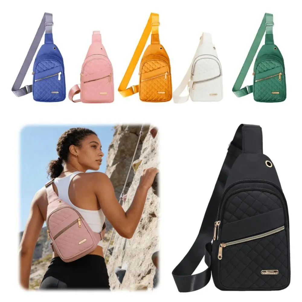 Women's Crossbody Sling Bag - Unisex, Water-Resistant, Adjustable Strap, Lightweight Chest Backpack, Shoulder Fanny Pack for Travel, Hiking