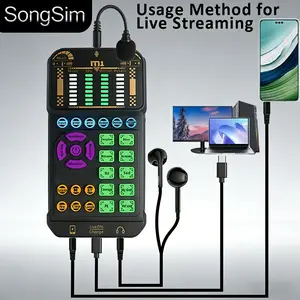 Handheld Real-Time Voice Changer, Convert Sound to Female/male/kid/senior, Ideal for Gaming Live Streaming/voice Chat/video Production, Sound Converters