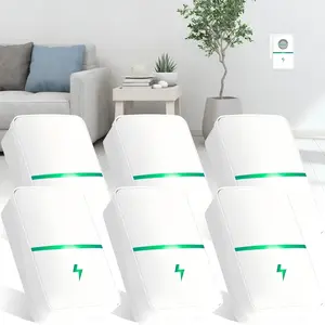 US Plug-In Power Box - 2026 Updated Design, 90-250V Input Range, Multi-Outlet Electrical Device for Home Improvement