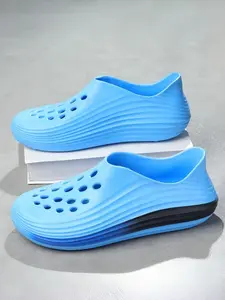 3-Color Men's Sizes 39-46 Men's Clogs Suitable for Daily Home&Leisure Outings - Comfortable UpperWear-Resistant Outsole, Non-Slip and Wear-ResistantBreathable Holes