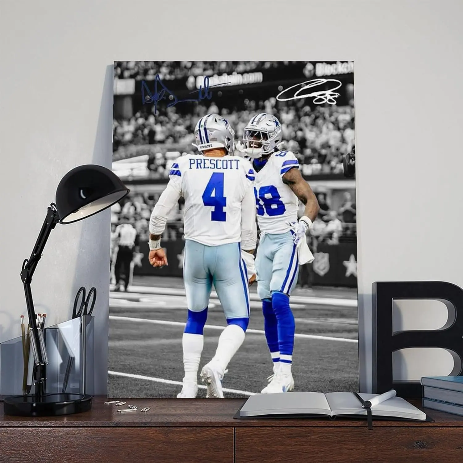 Dak Prescott & CeeDee Lamb Poster Canvas Poster Bedroom Decor