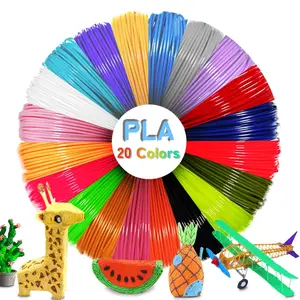 Colorful Pla Filament for Kids' 3D Print Pens, Safe Smoke-Free Plastic Fill Material, Available in 50m/100m/150m/200m Sizes