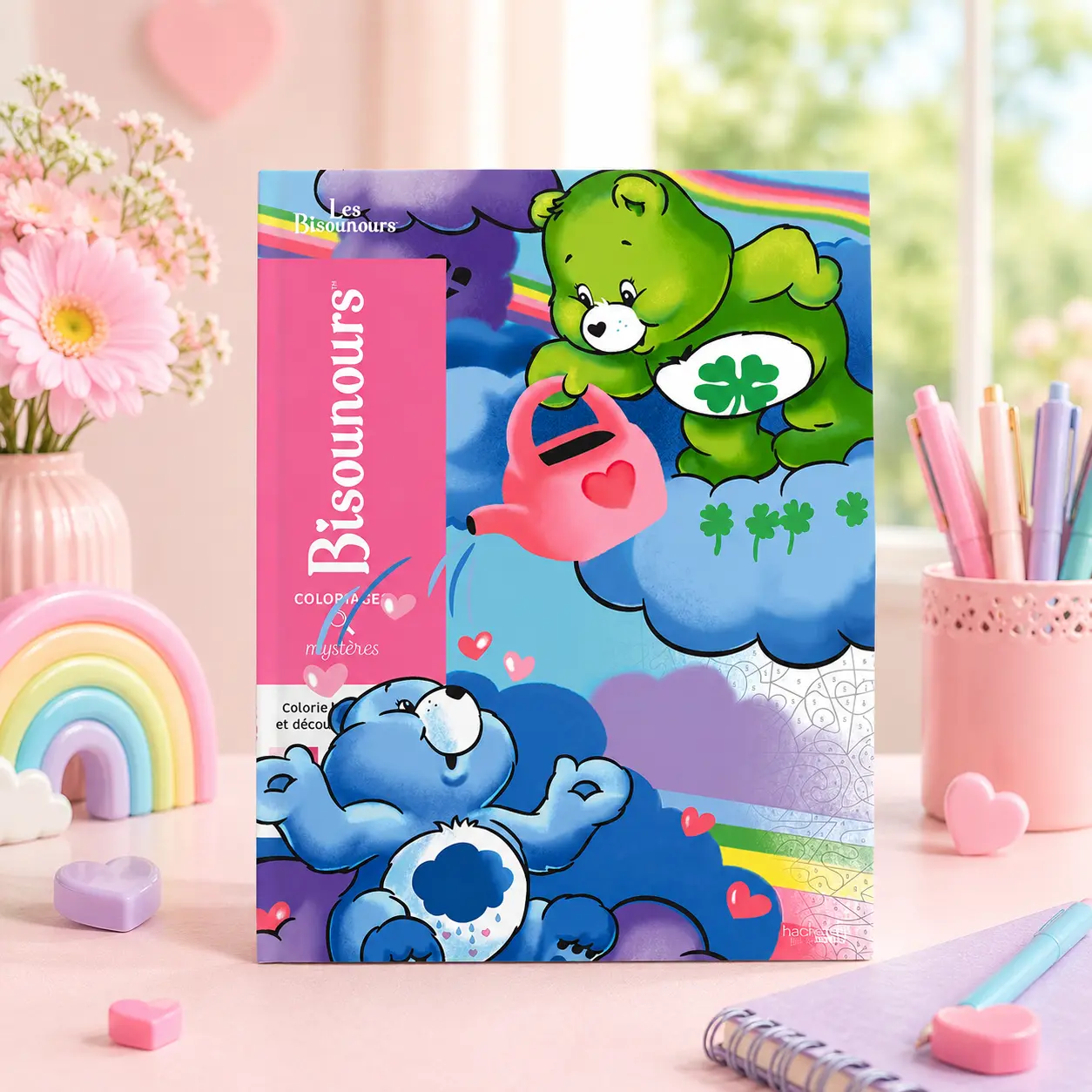 Les Bisounours Relaxing Mystery Coloring Book