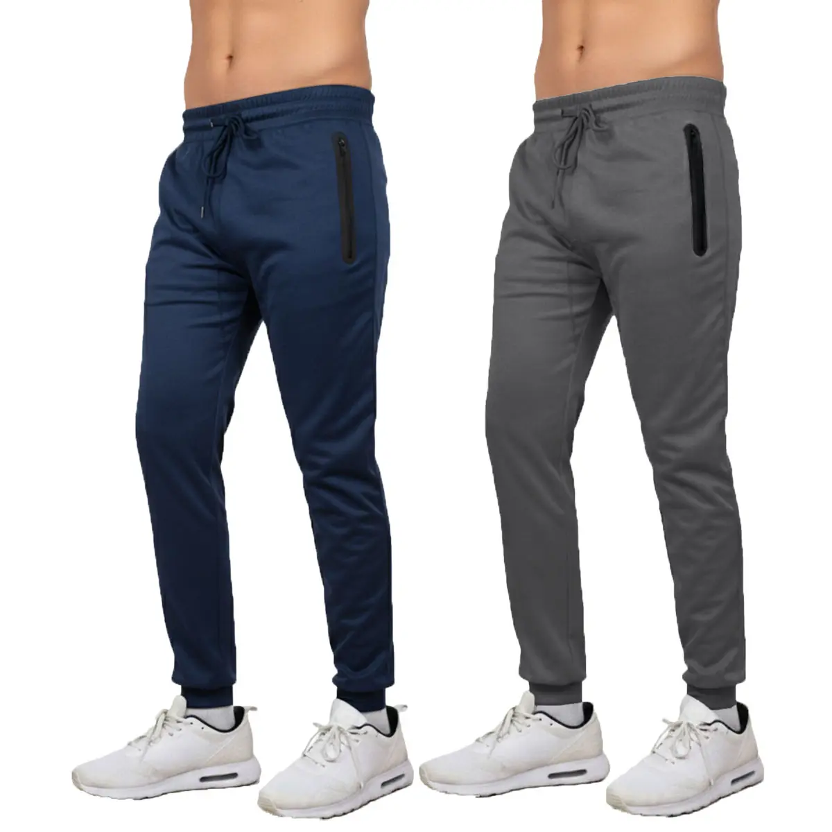 (2 Pack) Navy-Charcoal