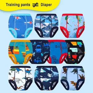 10 Pcs Boys' & Girls' Training Pants – Soft, Breathable Cotton for Comfortable Potty Training