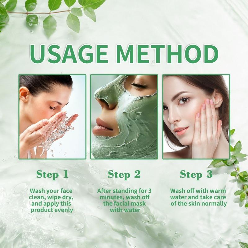 Green Tomato Pore Detox Clay Mask Cleanser, Pore Minimizing, Blackhead Care, Sebum Control, Exfoliation, Vegan, Face Wash, Sensitive Skin, Korean Skincare Facial Foam Cleansing preppy skincare fully  cleanser