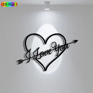 1pc Romantic Heart with Arrow Metal Wall Art, Romantic Heart with Arrow Statue Mural, Iron Craft, Perfect for Bedroom, Boudoir, Love Alcove Decor, Artistic Metalwork, Silhouette Wall Decor, Valentine's Decor, Ideal Gift for Romantic Souls