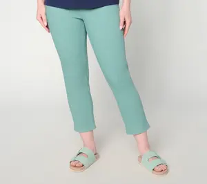 Denim & Co. Regular Classic Stretch Colored Crop Jeans