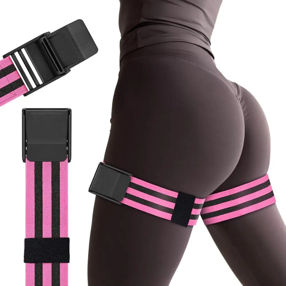 Adjustable Hip Resistance Band, Anti-Slip Squat Glute & Leg Training Band, Workout Bands for Legs, Exercise Bands for Legs - Perfect for Women Home Fitness, Leg Workouts & Glute Activation