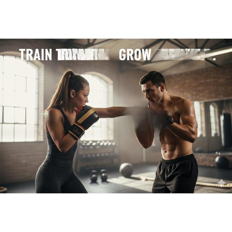 Delmont Boxing Gloves for Men and Women - Heavy Bag, Kickboxing, Sparring & Training Gloves with Multi-Layer Padding, Wrist Support & Breathable Lining