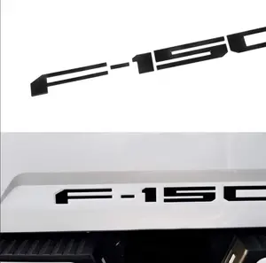 Tailgate Insert Letters Compatible with f150 2018-2020 3D Emblems with Strong Adhesive Matte Black