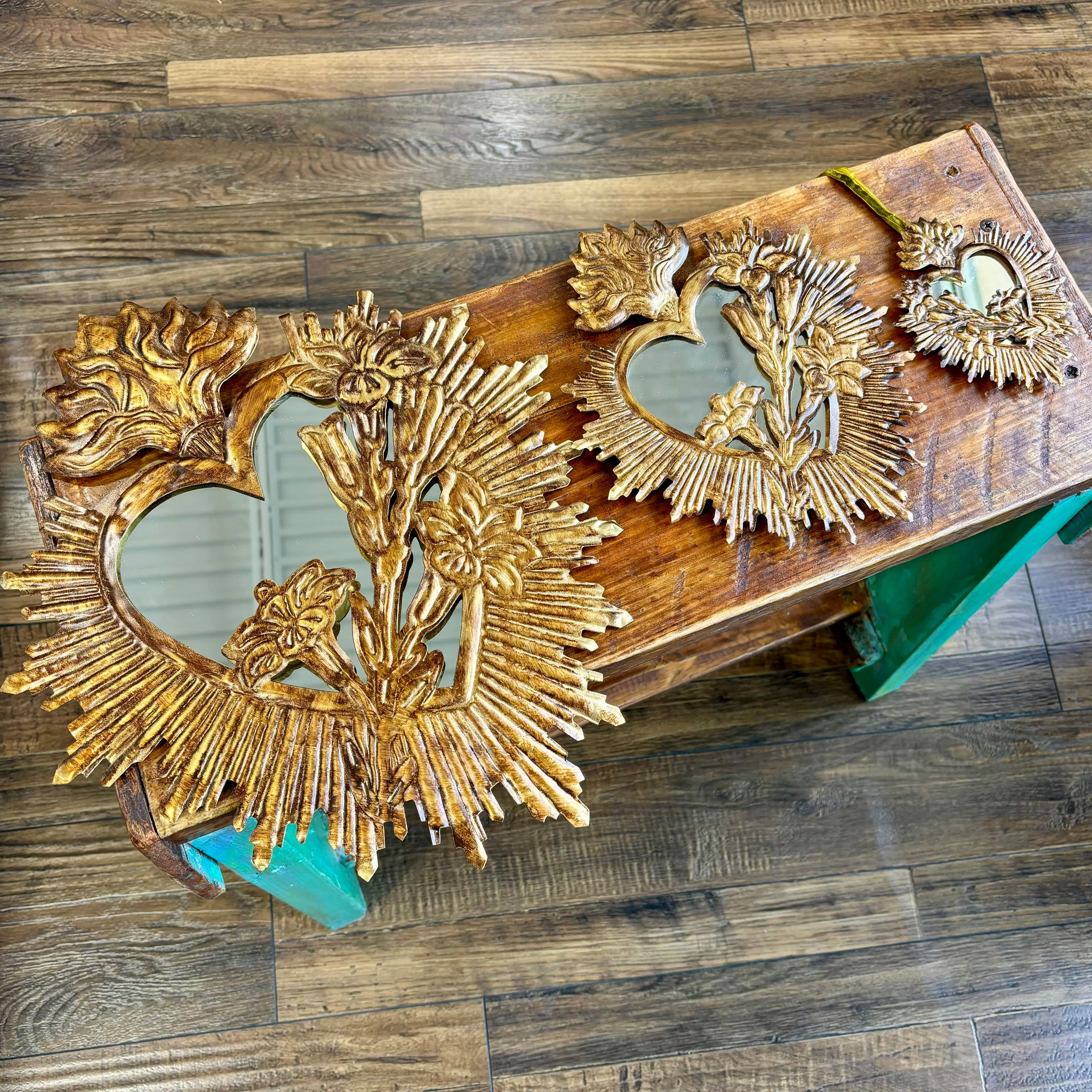 Tin Chaste Heart of St Joseph Mirror