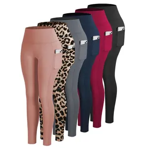 [4 Side Stretch Yoga Pants] High Waist Yoga Pants with Pockets |   Women's Solid Color, Four Seasons, Four Side Stretch, Comfortable And Tight Fit