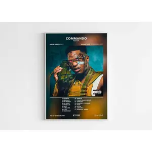 Commando Niska Gift Poster for Fan, Album Hip Hop, Singer , Gift Poster