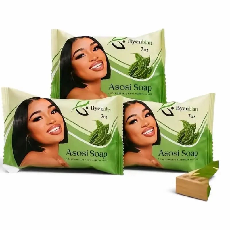 3 pcs Byenblan Asosi soap7oz - 7 days  Results Hand made love complete collection for  Op