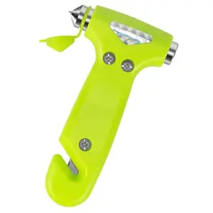 Car Safety Hammer Seat Belt Cutter, Auto Emergency Escape Hammer with Window Glass Breaker and Seat Belt Cutter, Striking Red Escape Tool for Car Accidents, Car Accessories, Car Essentials