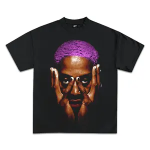 Dennis Rodman Jumbo Purple T-Shirt, Unisex shirt Top Menswear, For Men and Women shirt, Graphic T-Shirt, Unisex Cotton Tee, Printed Shirt Casual Everyday Wear