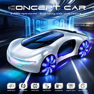 Remote Control Stunt Car with Light Spray and Music, 360° Rotation, 2.4GHz Drifting Remote Control Car Toy for Kids, Cool Birthday/Christmas Gift for 6 7 8 9 10 11 12 Year Old Boys and Girls metal  toys  crafter christ mad gifts