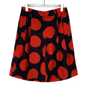 CALUXA- Alexander McQueen Red Black Straight Casual Shorts Size 46