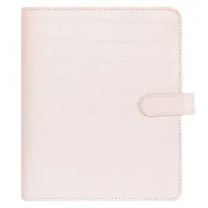 Franklin Planner Grace Leather Snap Binder Classic Pink