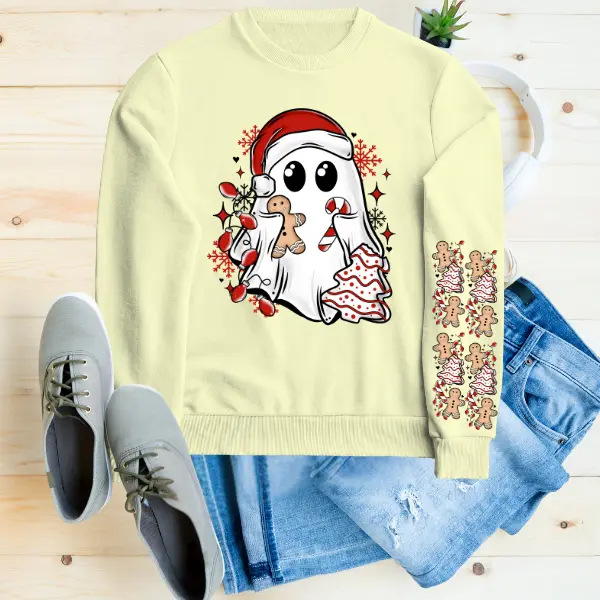 Christmas Ghost Sweater- Soft and Comfy Unisex