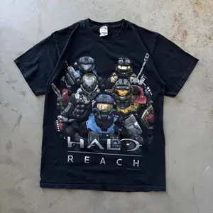 Vintage 2010 Halo Reach Promo T-shirt Size Bungie FPS Xbox Gamer VTG, Retro Vintage Game Movie Shirt, Shirt For Men For Women, G Tee