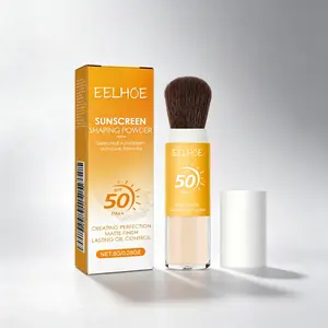 Sunscreen Setting Powder SPF 50 – EELHOE Shaping Powder 8g – Matte Finish, Oil Control & Sun Protection – Blurs Pores, Controls Shine & Sets Makeup – Lightweight, Invisible Finish – For Oily & Combination Skin