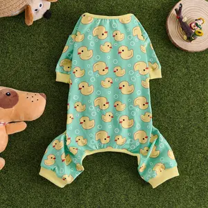 Dog cat autumn onesie four feet breathable soft comfortable home clothes All-Season French Bulldog Pajamas Soft Puppy Jumpsuits Set