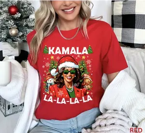 Kamala la la la Christmas shirt,Harris Walz Christmas shirt,Merry Christmas,When We Fight We Win shirt,We Are Not Going Back,Vote Harris