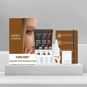 Eyebrow Dye Kit, Eyebrow Dye Paste, 1 Set Eyebrow Tinted Cream Eyelash Pomade Cream, Eye Brow and Eye Lash Coloring Cream, Eyebrow Makeup Products, Eyebrow Tinting Cream
