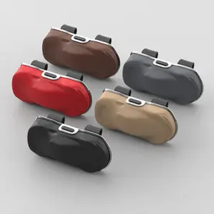New Car Racing Style Portable Sunglasses Case, Driving Glasses Holder, Sun Visor Organizer, Multiple Colors Available