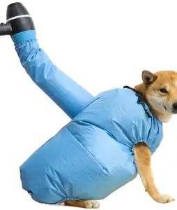 Pet  Coat Quick Drying Bag for Small Pets Portable Hands-Free Grooming Solution Absorb Moisture Dry Fast Low Noise Puff Fluff Ideal for Baths