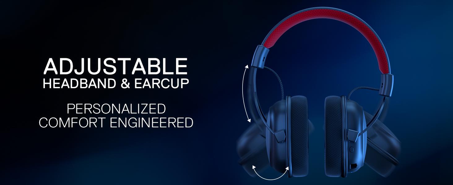 Redragon H510 PRO 3-Mode RGB Gaming Headset - 7.1 Surround Sound - 53MM Audio Drivers in Memory Foam Ear Pads w/Durable Fabric Cover- Multi Platforms Headphone - USB Powered for PC/PS4/NS, Black