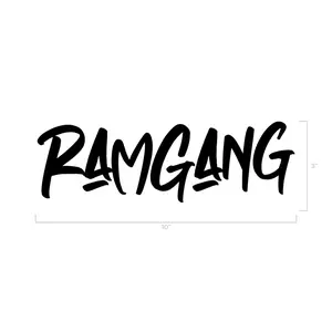 RAM GANG DECAL
