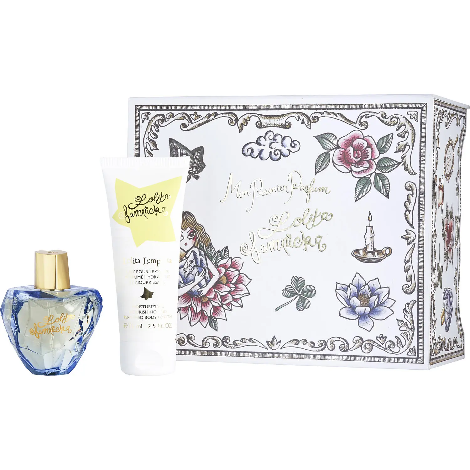 Lolita Lempicka Mon Premier Set-Eau De Parfum Spray 1.7 Oz & Body Lotion 2.5 Oz For Women
