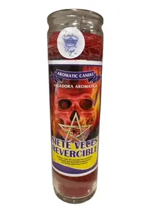 7 Times Reversible / 7 Veces Revercible Fixed Candle